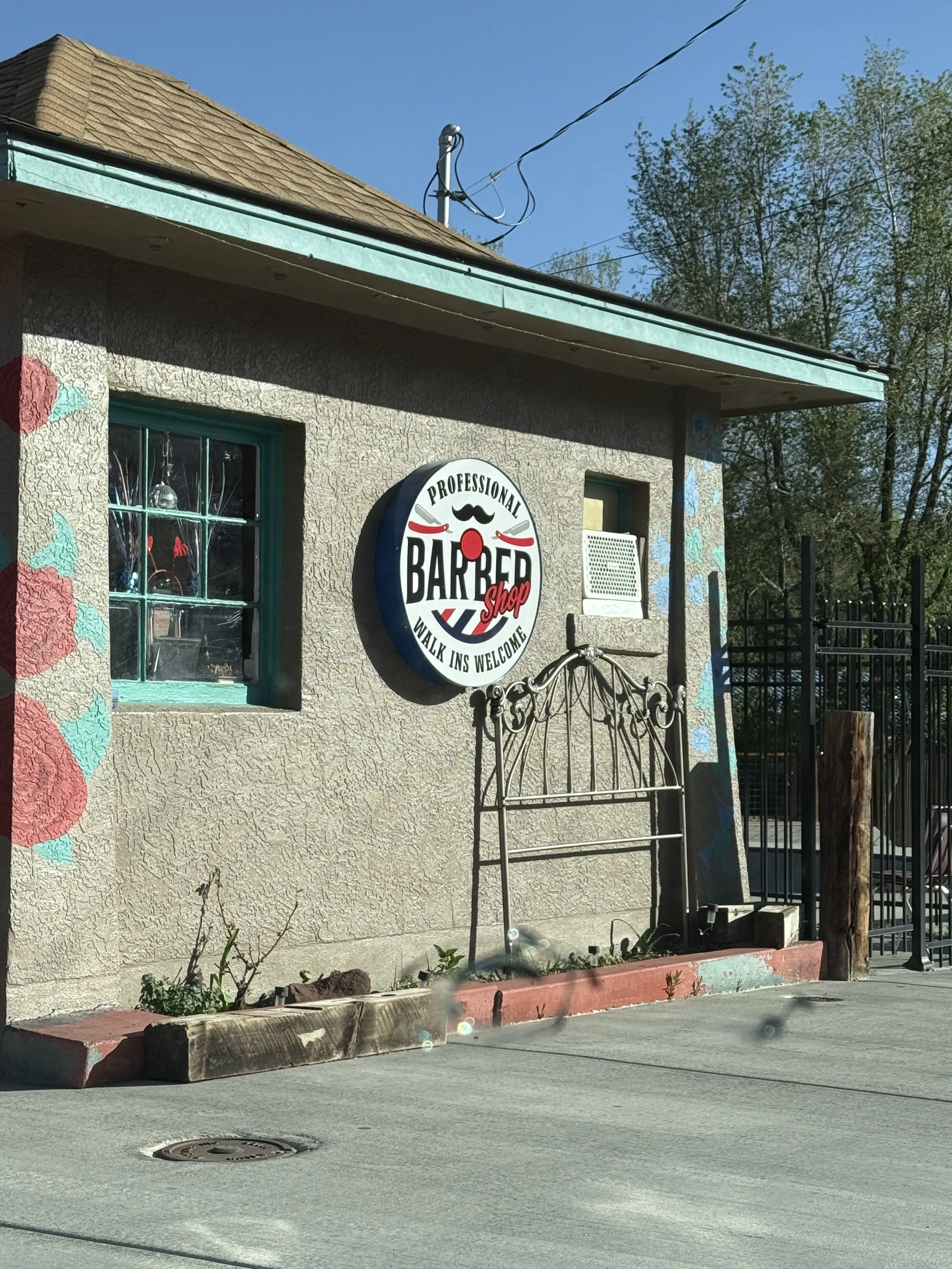 Professional Barber Shop sign at West End Barber